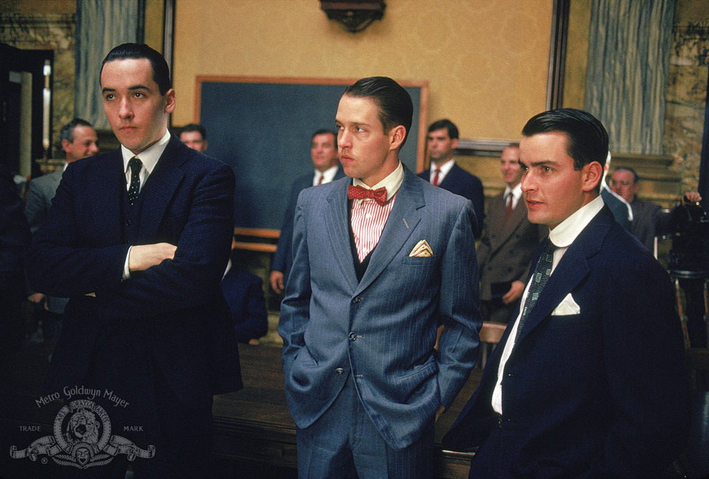 Still of John Cusack, Charlie Sheen and D.B. Sweeney in Eight Men Out (1988)