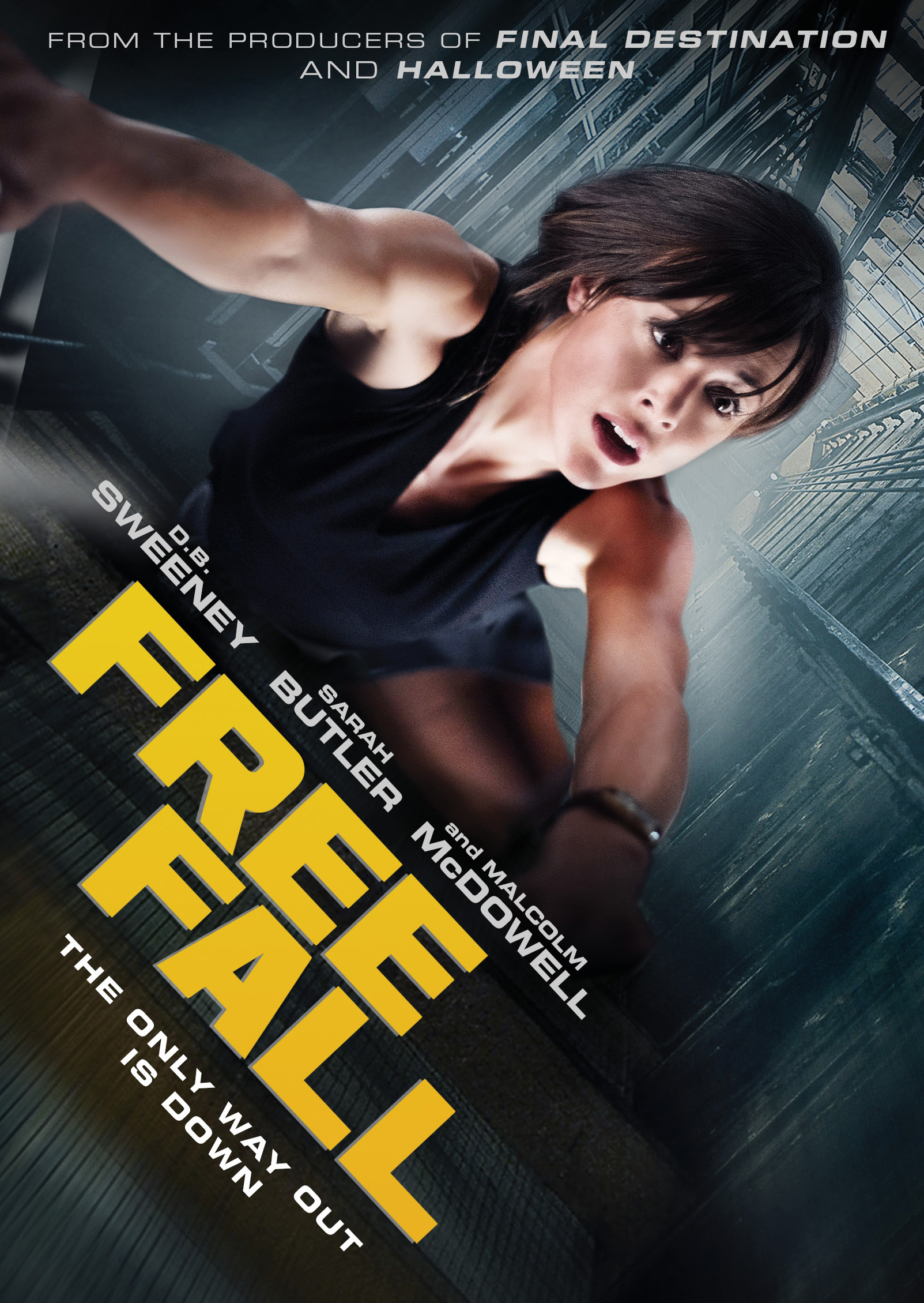 Malcolm McDowell, D.B. Sweeney, Ian Gomez and Sarah Butler in Free Fall (2014)