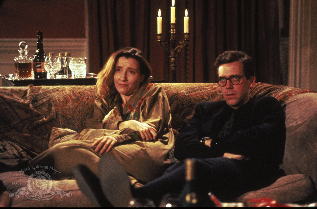 Still of Emma Thompson and Hugh Laurie in Peter's Friends (1992)
