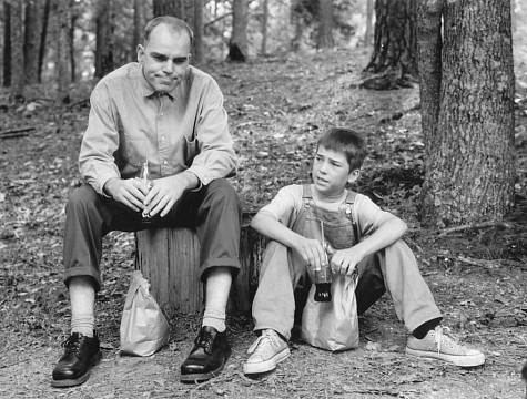 Still of Billy Bob Thornton and Lucas Black in Sling Blade (1996)