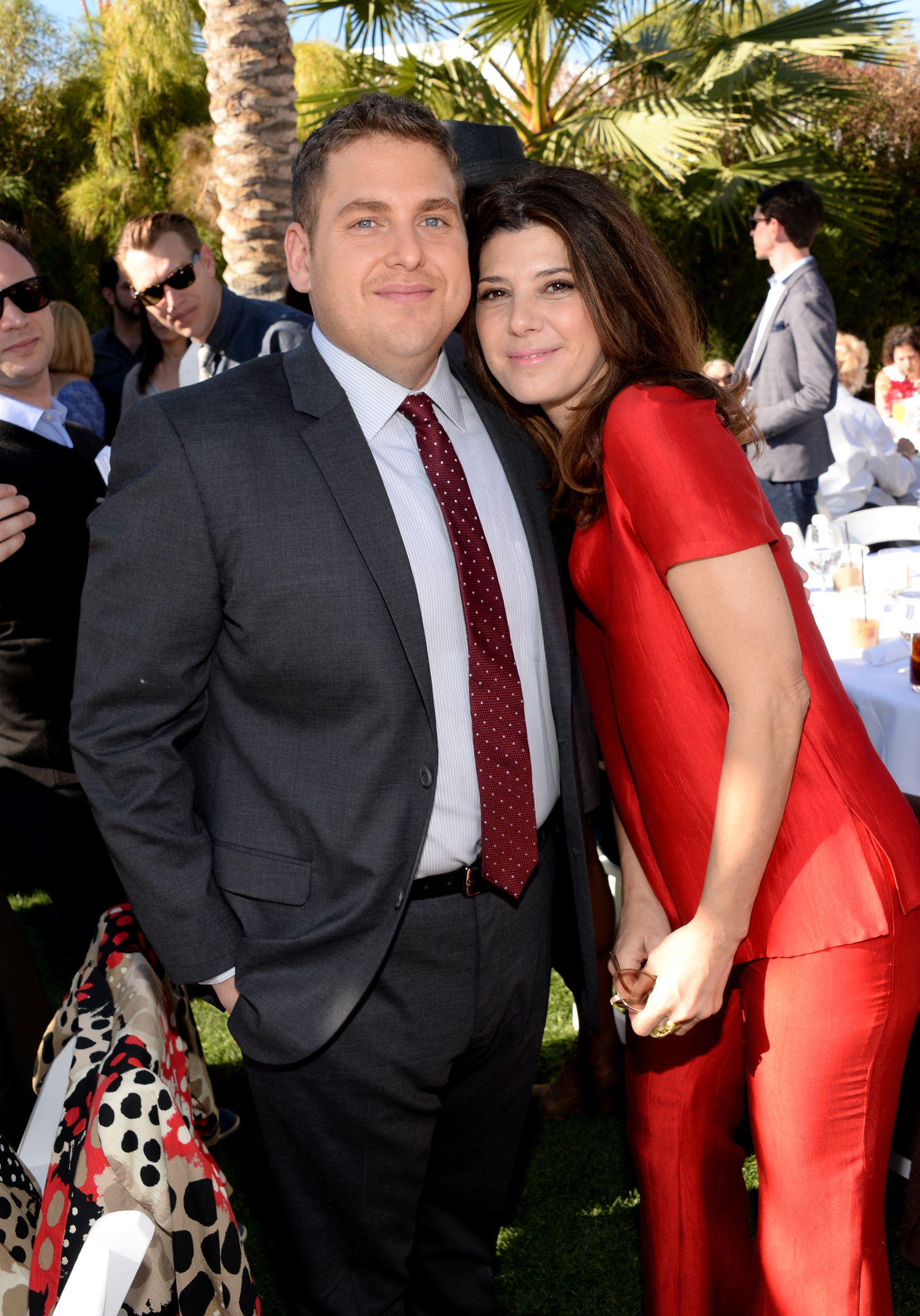 Marisa Tomei and Jonah Hill
