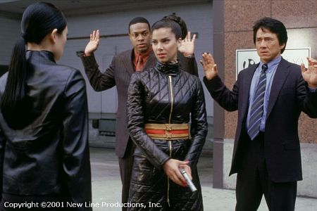 Still of Jackie Chan, Chris Tucker and Roselyn Sanchez in Rush Hour 2 (2001)