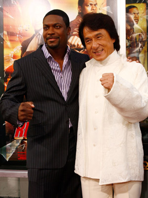 Jackie Chan and Chris Tucker at event of Rush Hour 3 (2007)