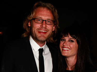 Robin Tunney and Andrew Dominik at event of The Assassination of Jesse James by the Coward Robert Ford (2007)