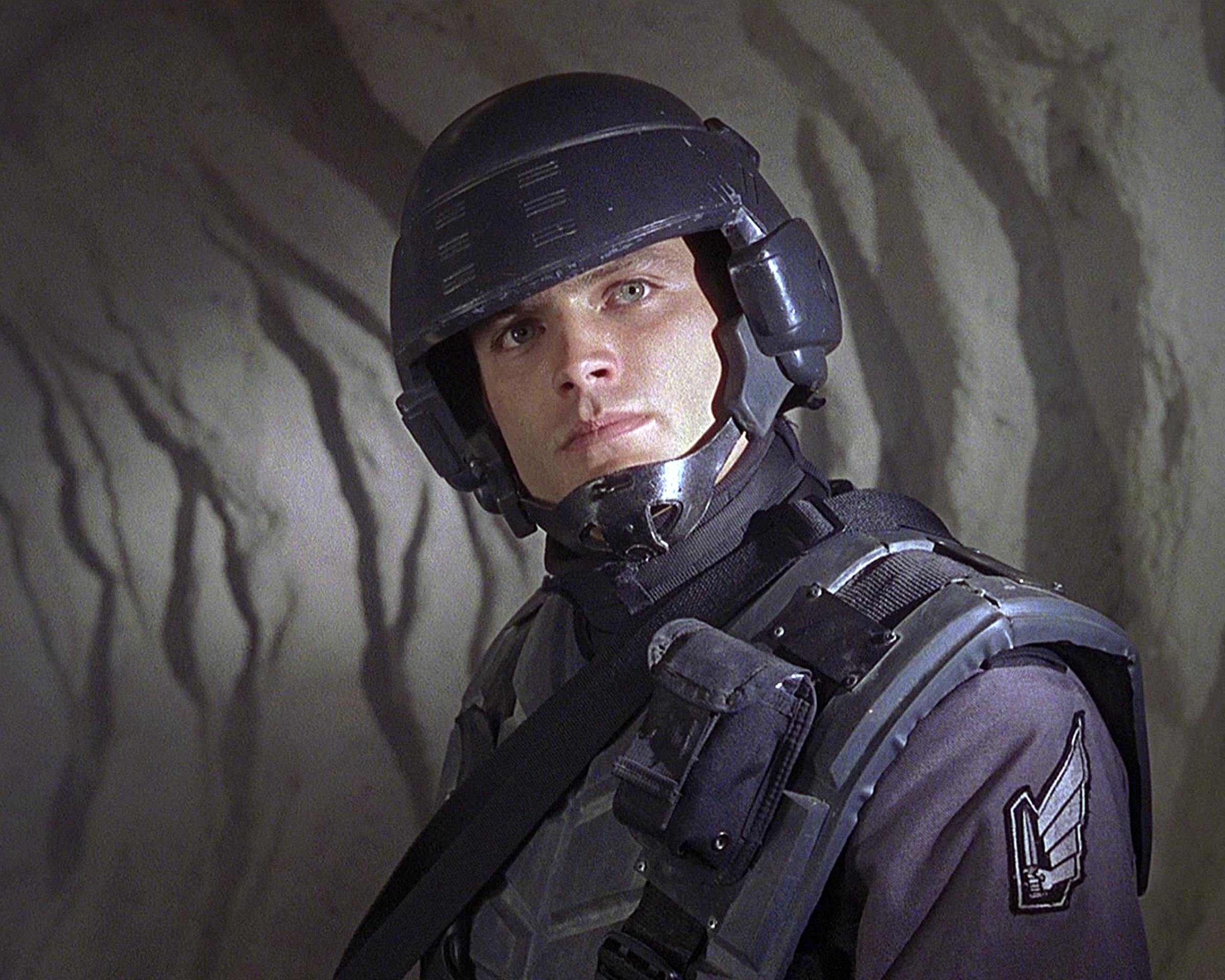 Casper Van Dien as Johnny Rico in Starship Troopers
