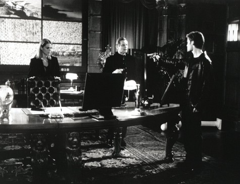 Still of Casper Van Dien, Michael York and Catherine Oxenberg in The Omega Code (1999)