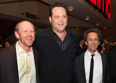 Ron Howard, Vince Vaughn and Brian Grazer at event of Dilema (2011)