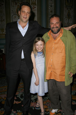 Vince Vaughn, Joel Silver and Dakota Fanning