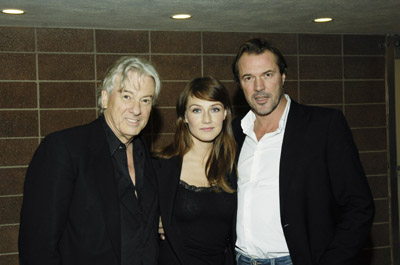 Paul Verhoeven, Carice van Houten and Sebastian Koch at event of Zwartboek (2006)