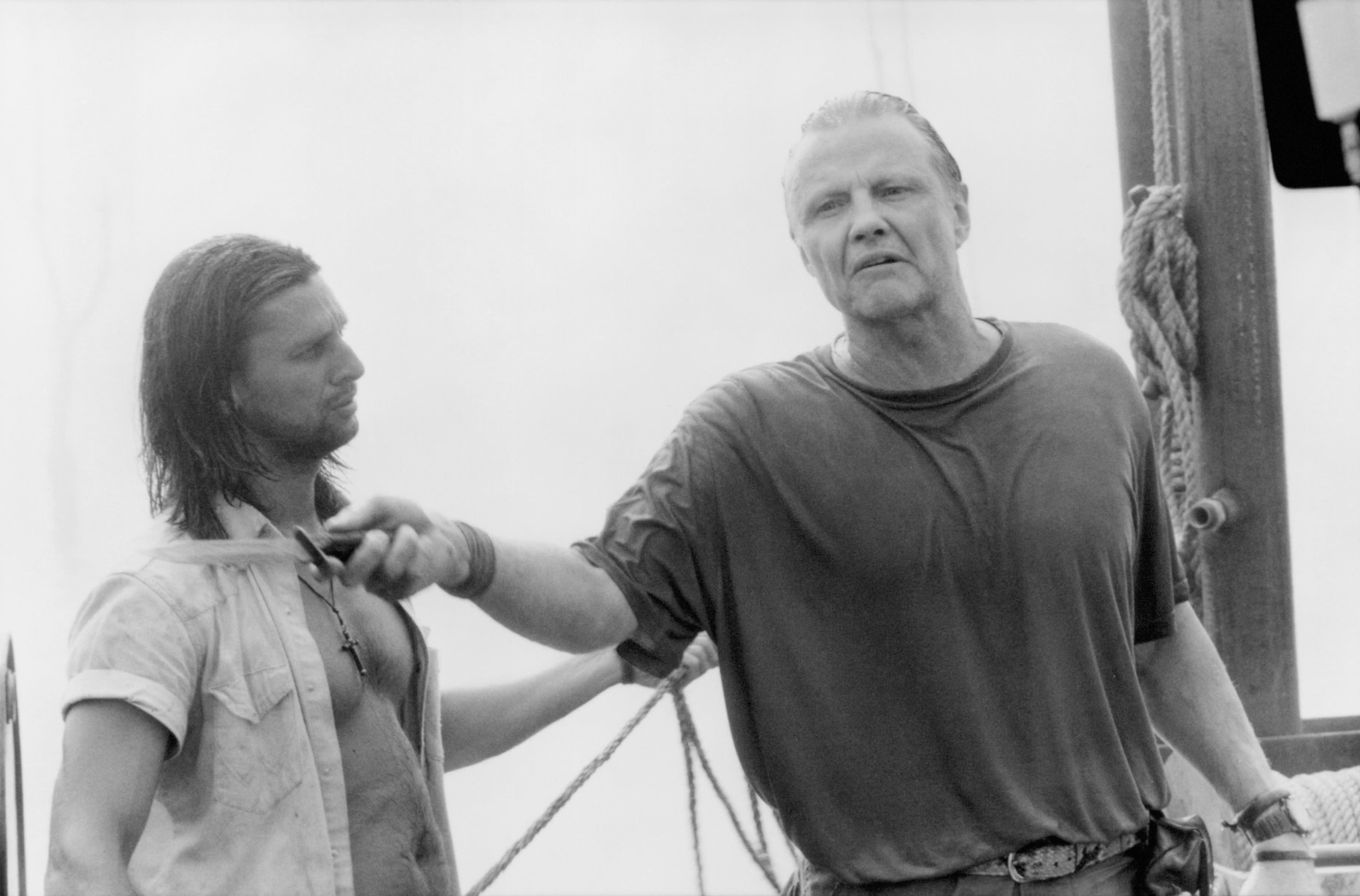 Still of Jon Voight and Vincent Castellanos in Anaconda (1997)