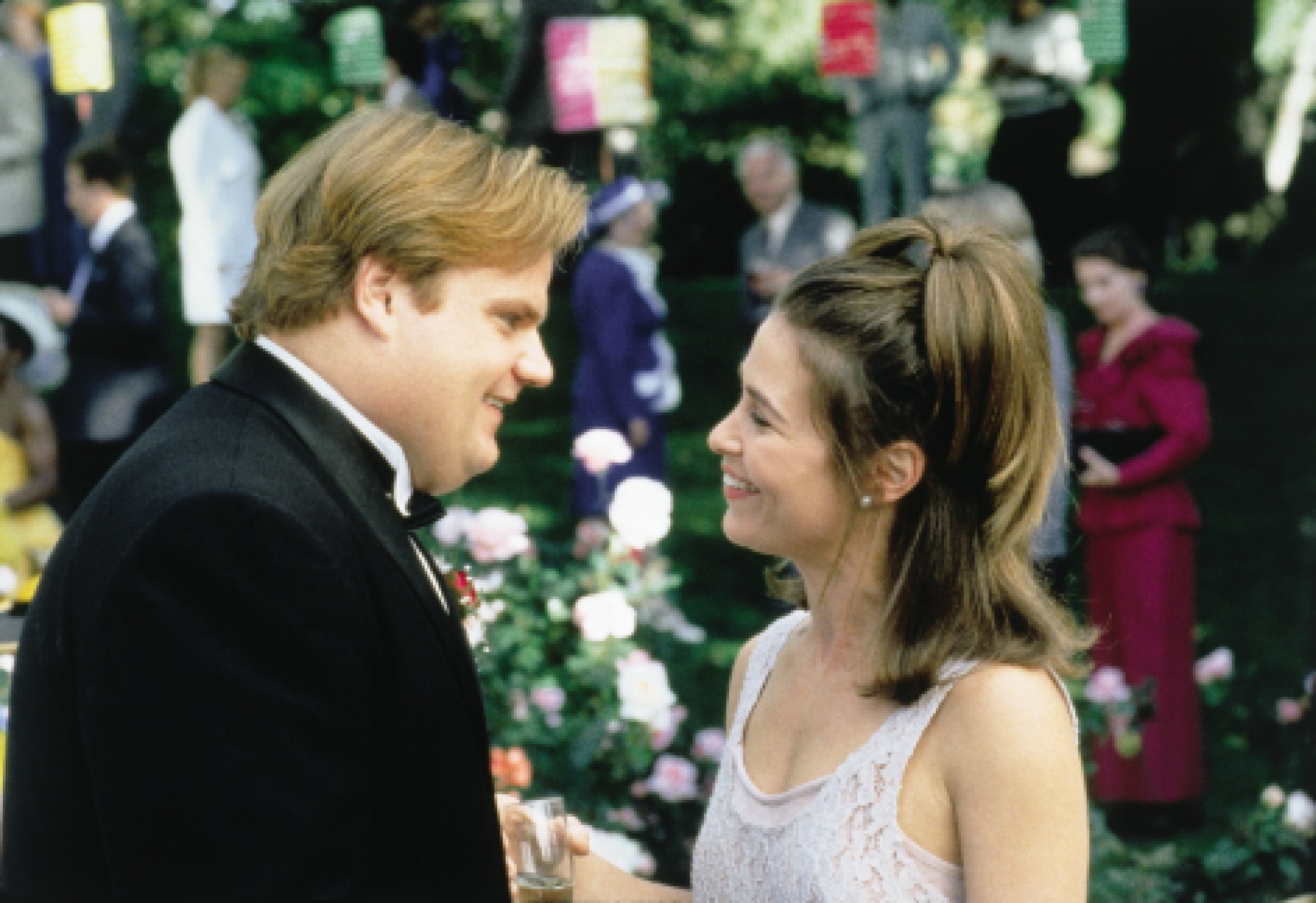 Still of Chris Farley and Julie Warner in Tommy Boy (1995)