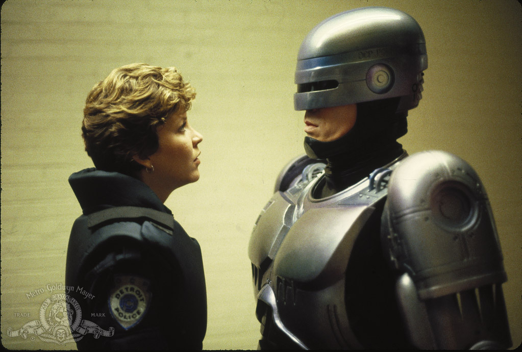 Still of Nancy Allen and Peter Weller in RoboCop (1987)