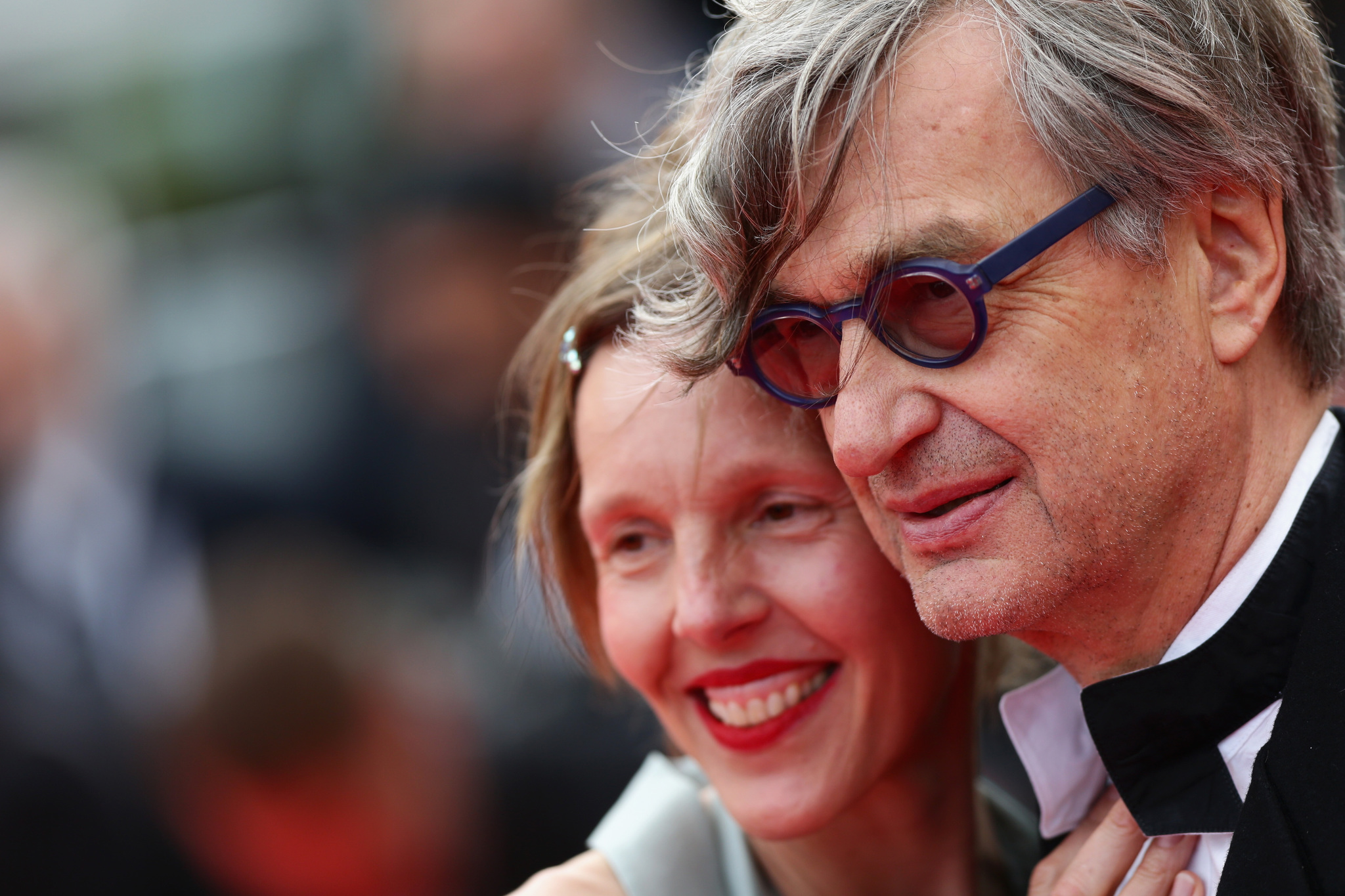 Wim Wenders and Donata Wenders at event of The Search (2014)