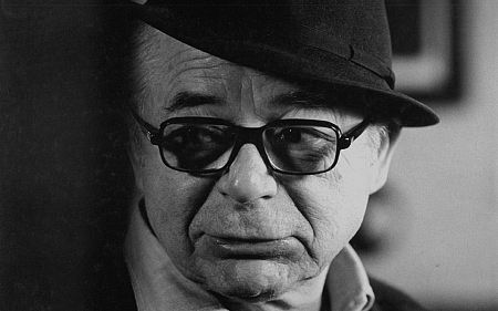 Billy Wilder, director, on the set of 