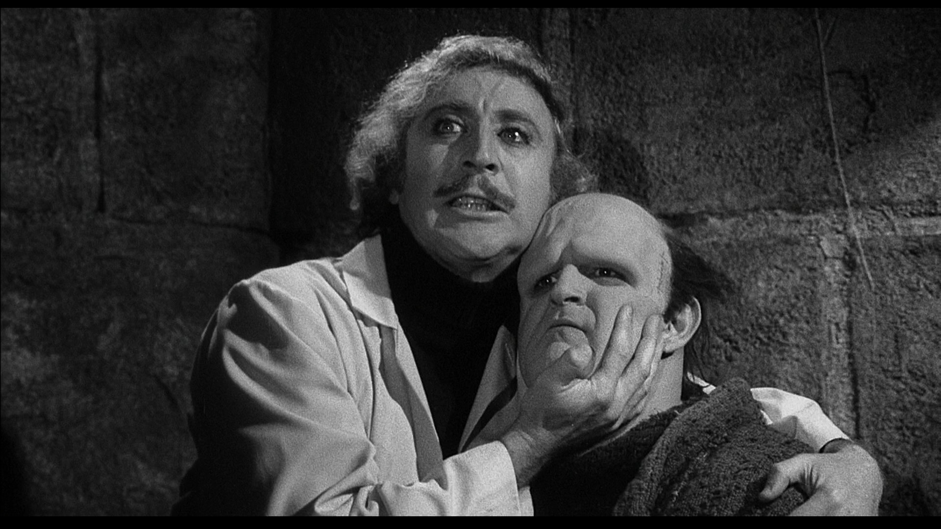 Still of Gene Wilder and Peter Boyle in Young Frankenstein (1974)