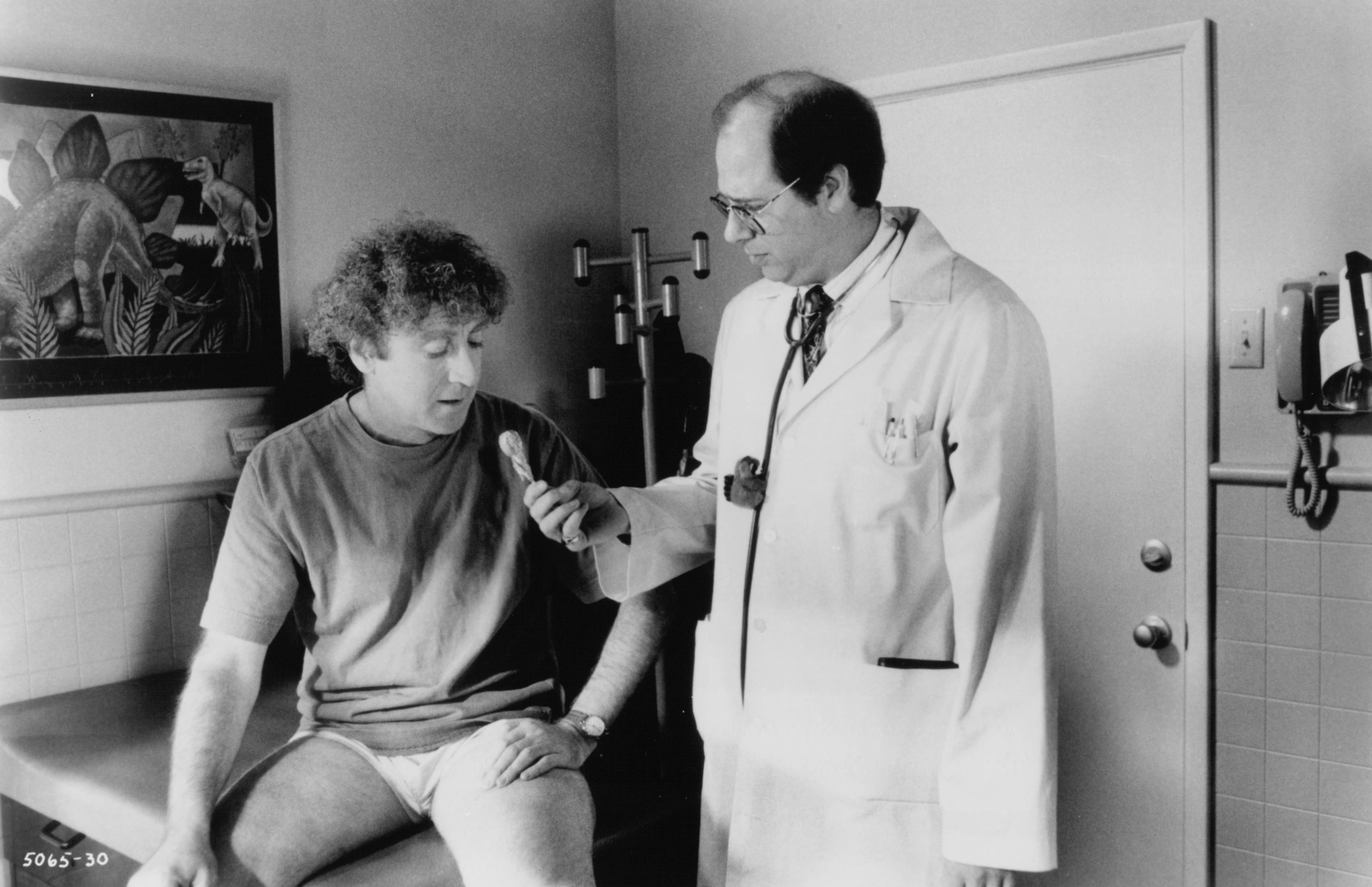 Still of Gene Wilder and Stephen Tobolowsky in Funny About Love (1990)