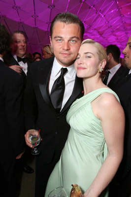 Leonardo DiCaprio and Kate Winslet at event of The 79th Annual Academy Awards (2007)