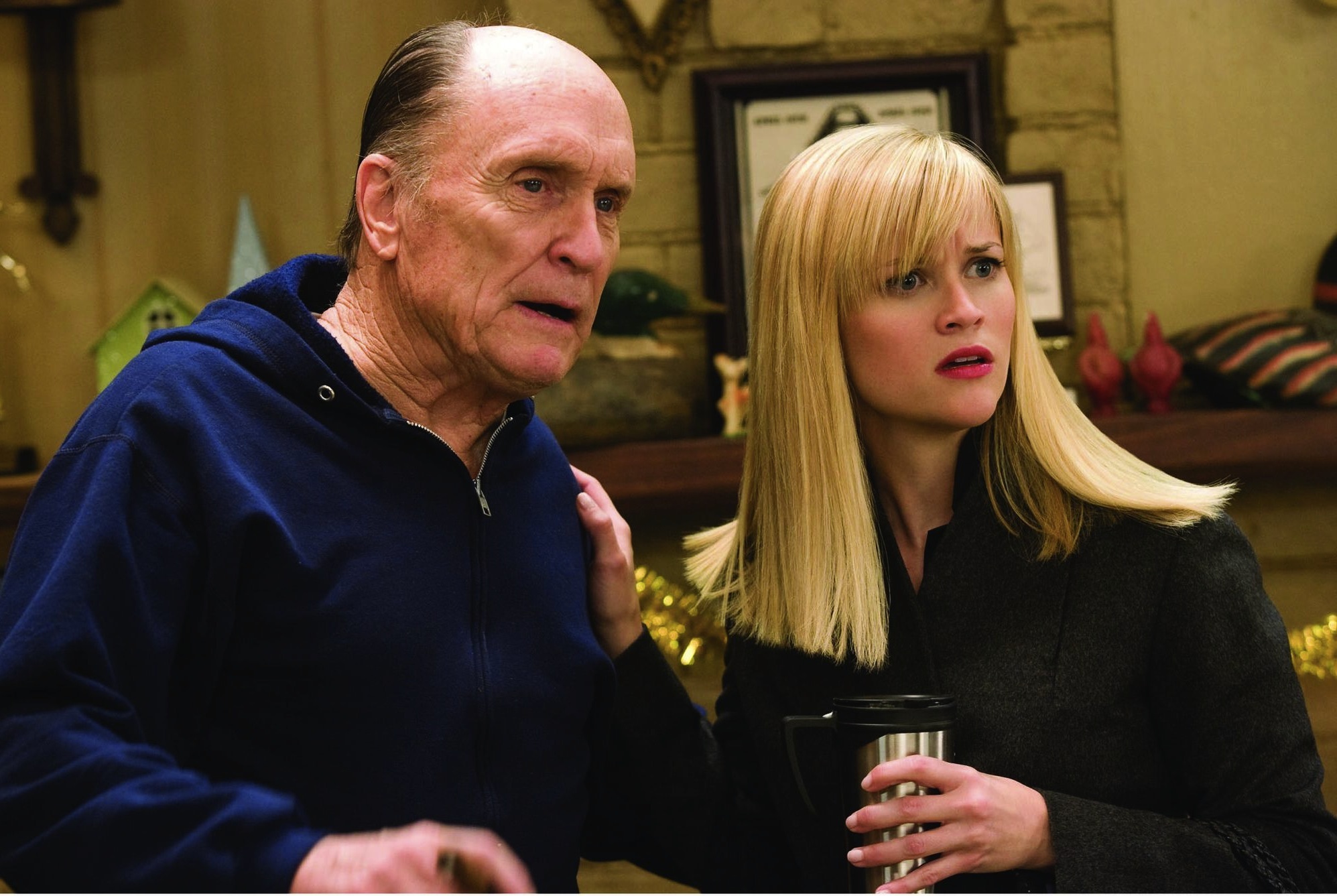 Still of Robert Duvall and Reese Witherspoon in Four Christmases (2008)