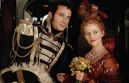 Still of Reese Witherspoon and James Purefoy in Vanity Fair (2004)