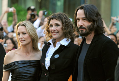 Keanu Reeves, Robin Wright and Rebecca Miller