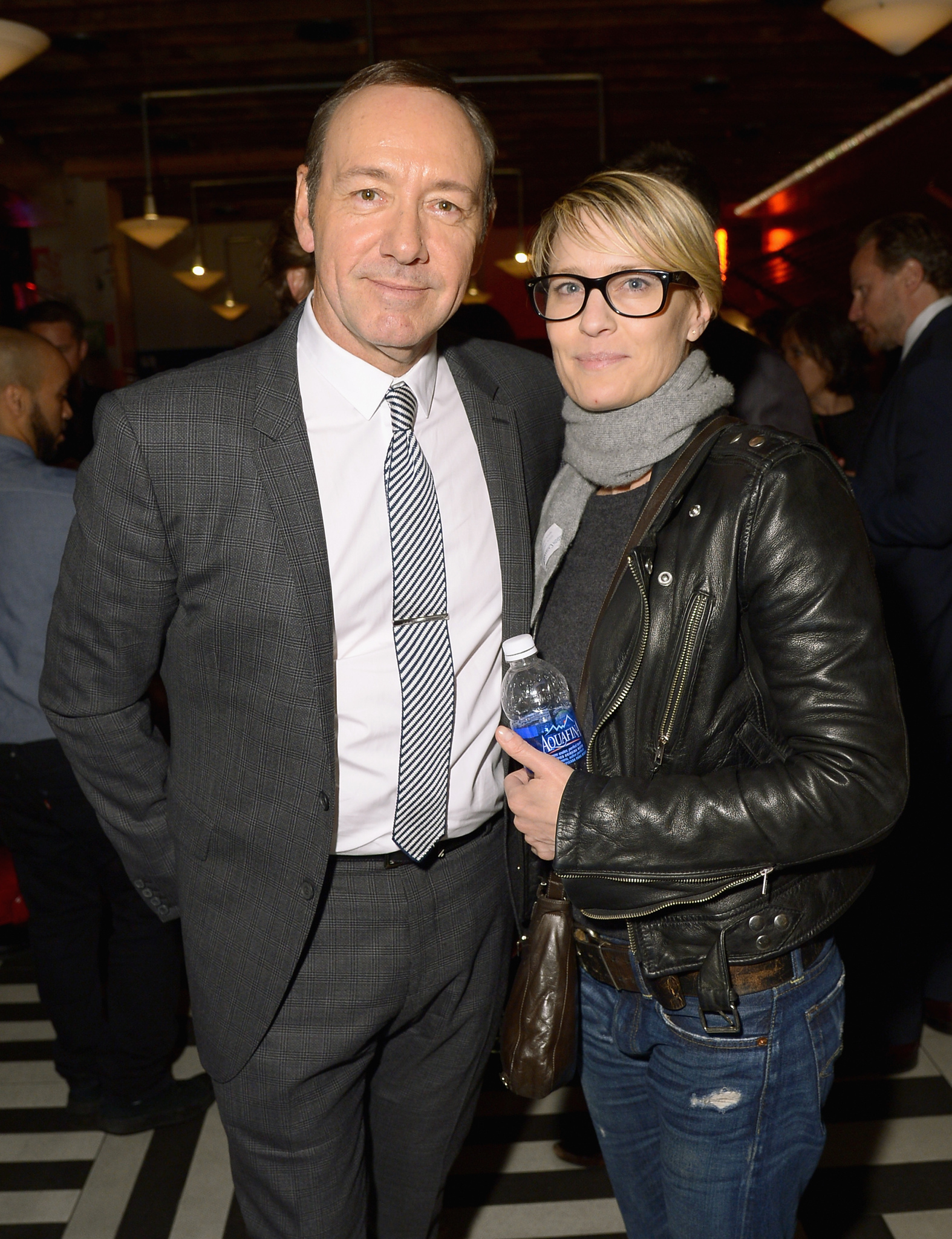 Kevin Spacey and Robin Wright