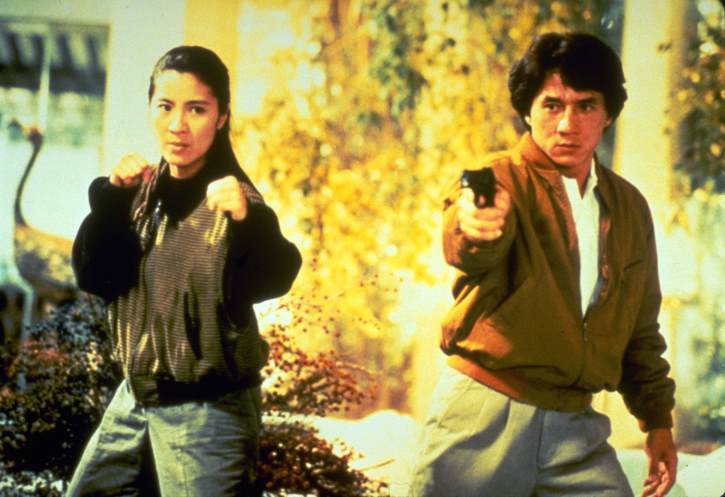 Still of Jackie Chan and Michelle Yeoh in Ging chat goo si 3: Chiu kup ging chat (1992)