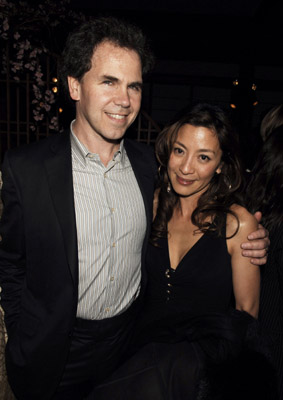 Michelle Yeoh and Arthur Golden at event of Memoirs of a Geisha (2005)