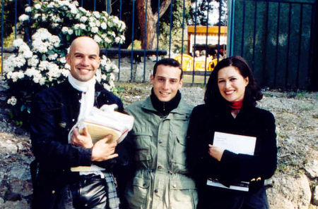 (left to right) : Billy Zane, Sebastien Soudais, Karina Lombard.