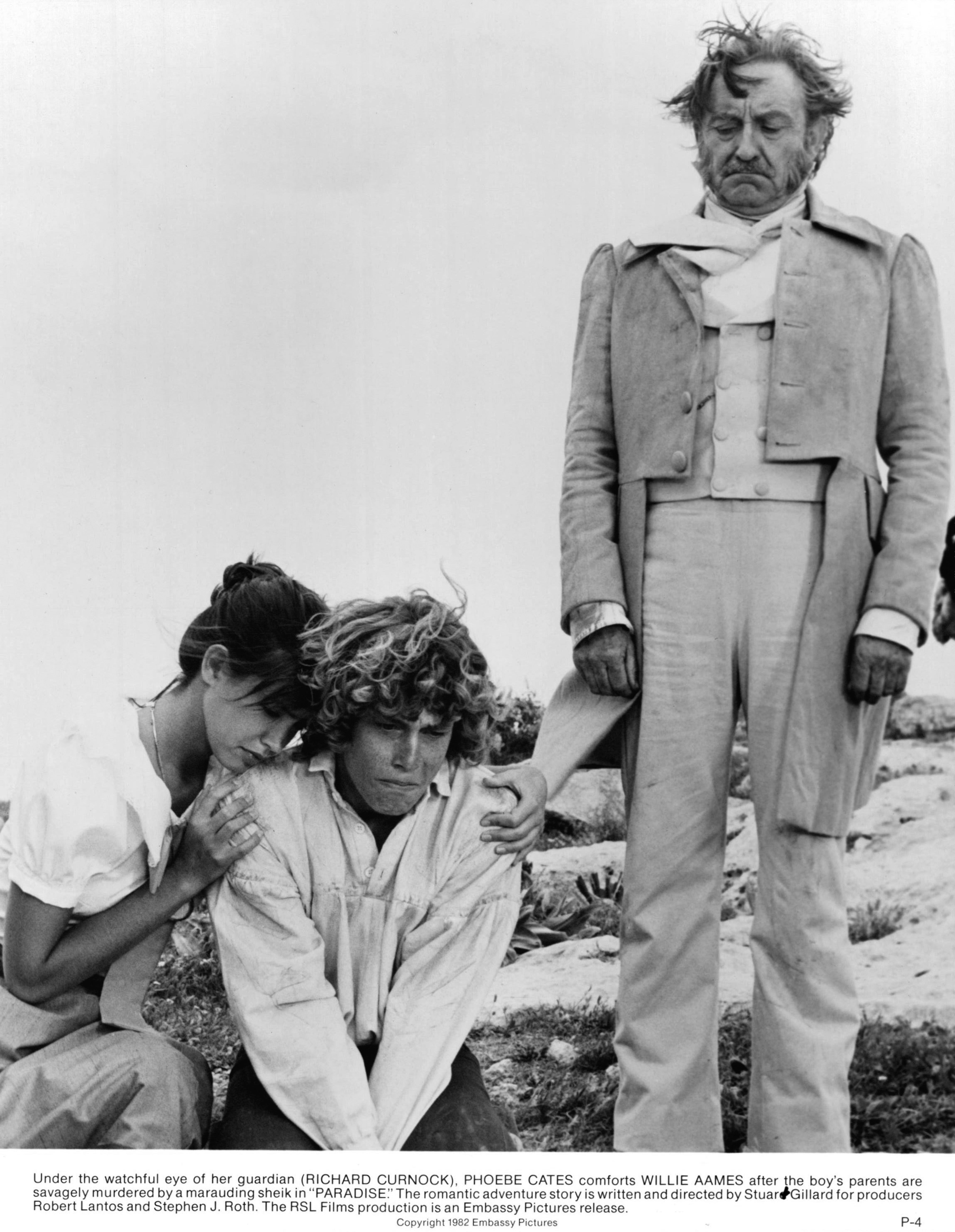 Still of Phoebe Cates, Willie Aames and Richard Curnock in Paradise (1982)