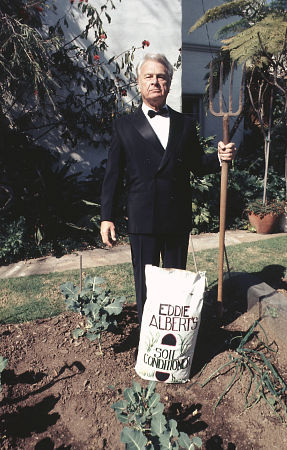 Eddie Albert at his home in Los Angeles