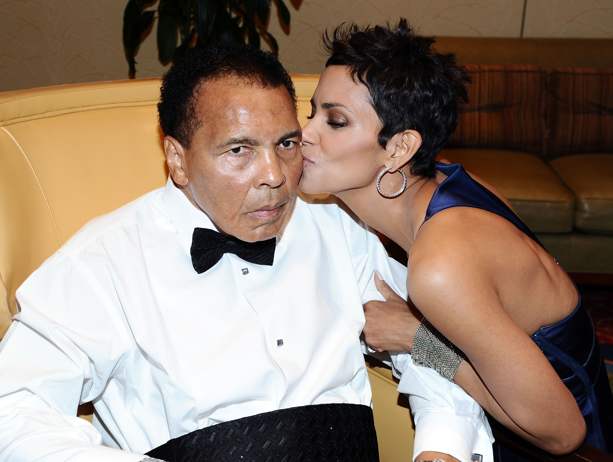 Muhammad Ali and Halle Berry