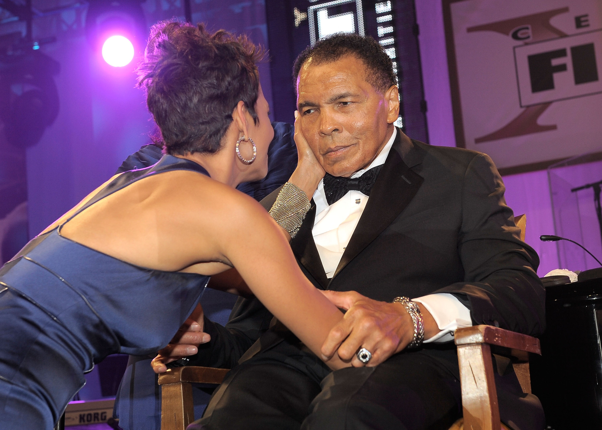 Muhammad Ali and Halle Berry