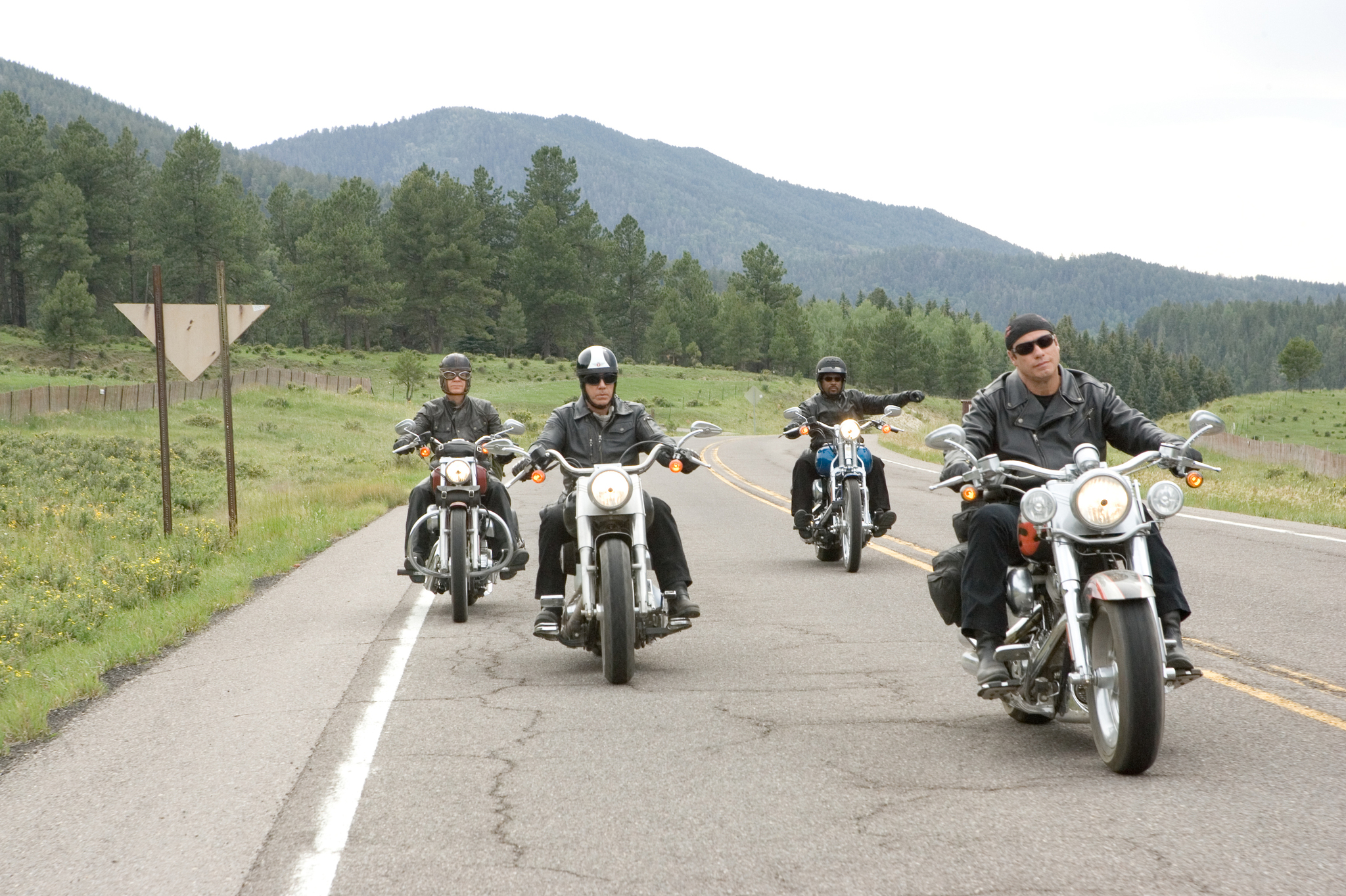 Still of John Travolta, William H. Macy, Tim Allen and Martin Lawrence in Laukiniai sernai (2007)