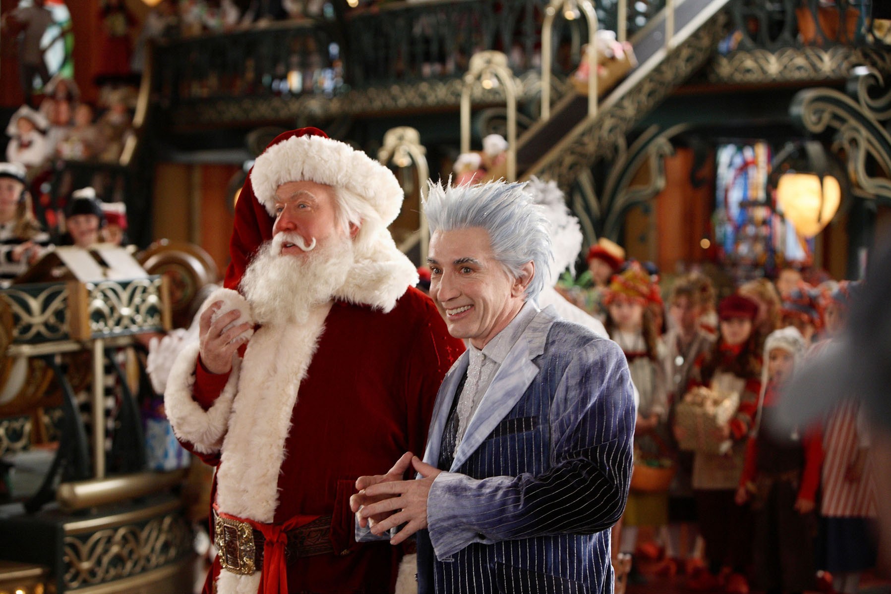 Still of Tim Allen and Martin Short in The Santa Clause 3: The Escape Clause (2006)