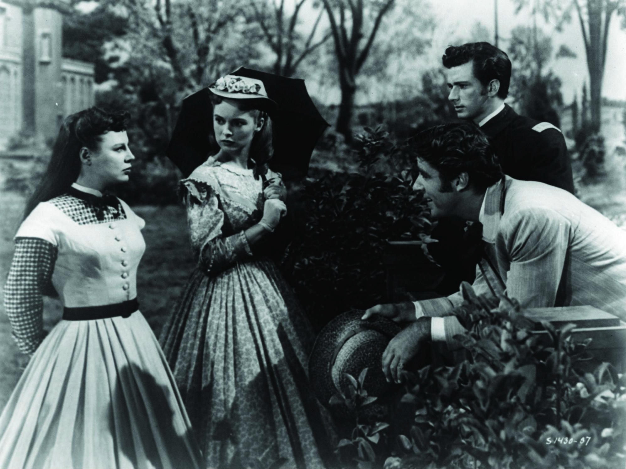 Still of June Allyson, Janet Leigh and Peter Lawford in Little Women (1949)