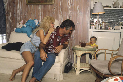 Loni Anderson, Burt Reynolds and son, Quinton