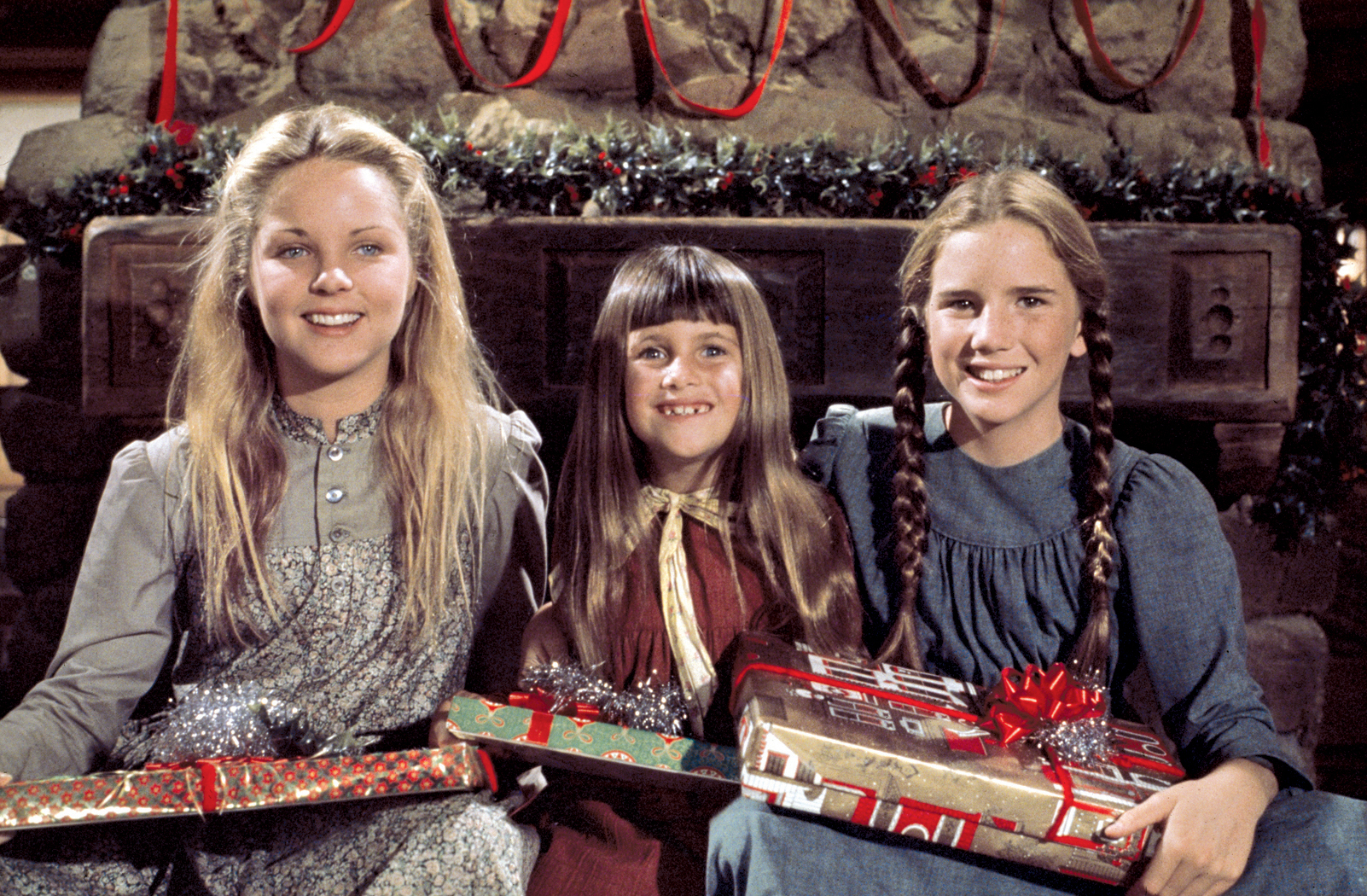 Still of Melissa Sue Anderson, Melissa Gilbert and Sidney Greenbush in Little House on the Prairie (1974)