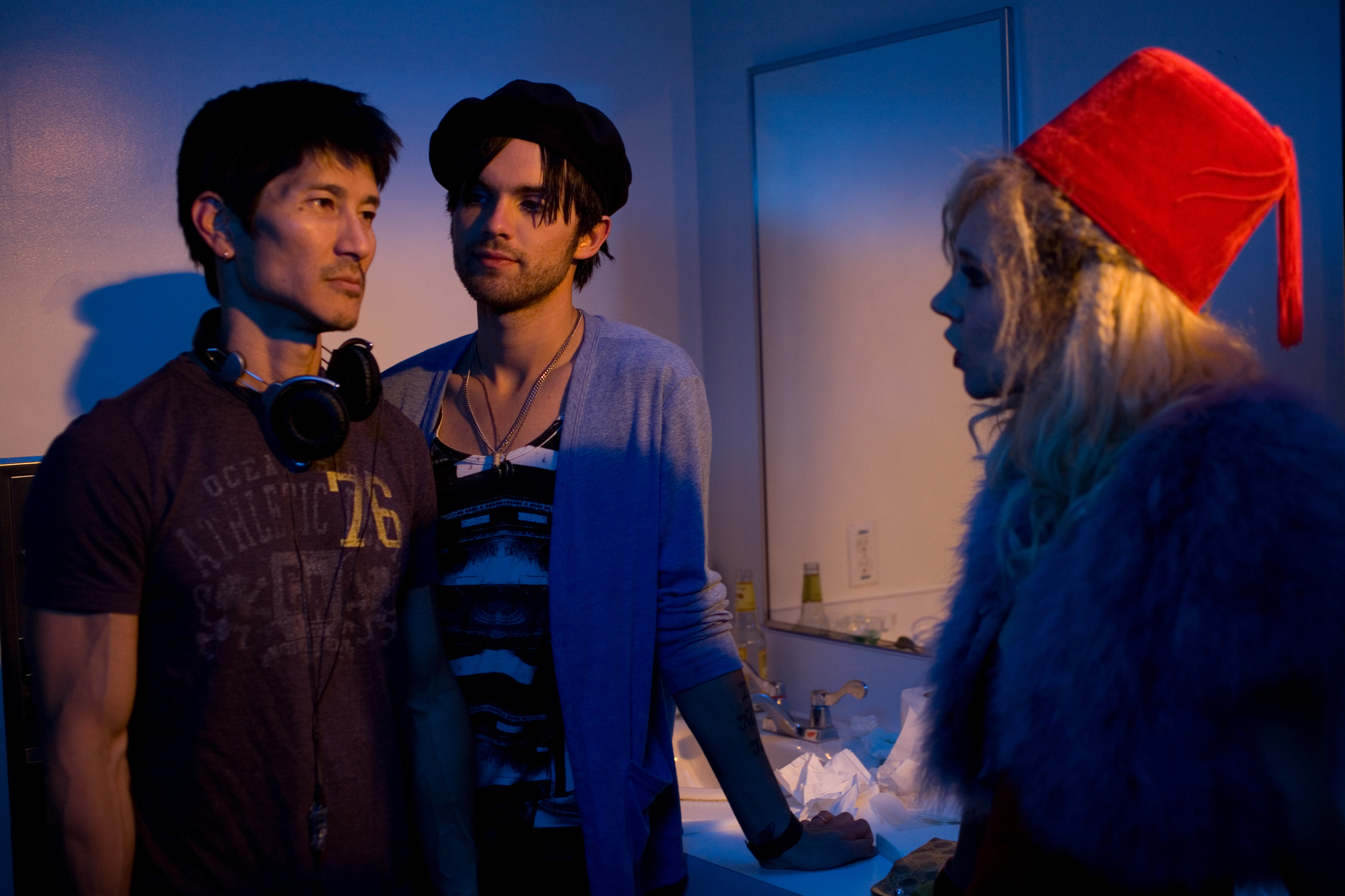 Still of Gregg Araki, Thomas Dekker and Juno Temple in Kaboom (2010)