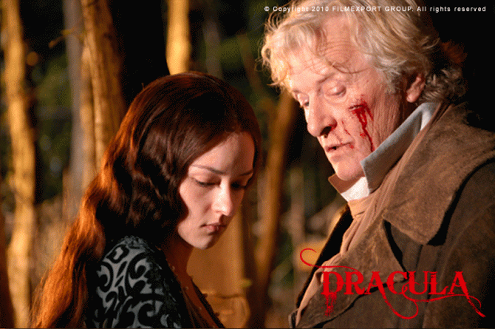 Still of Rutger Hauer and Asia Argento in Dracula 3D (2012)