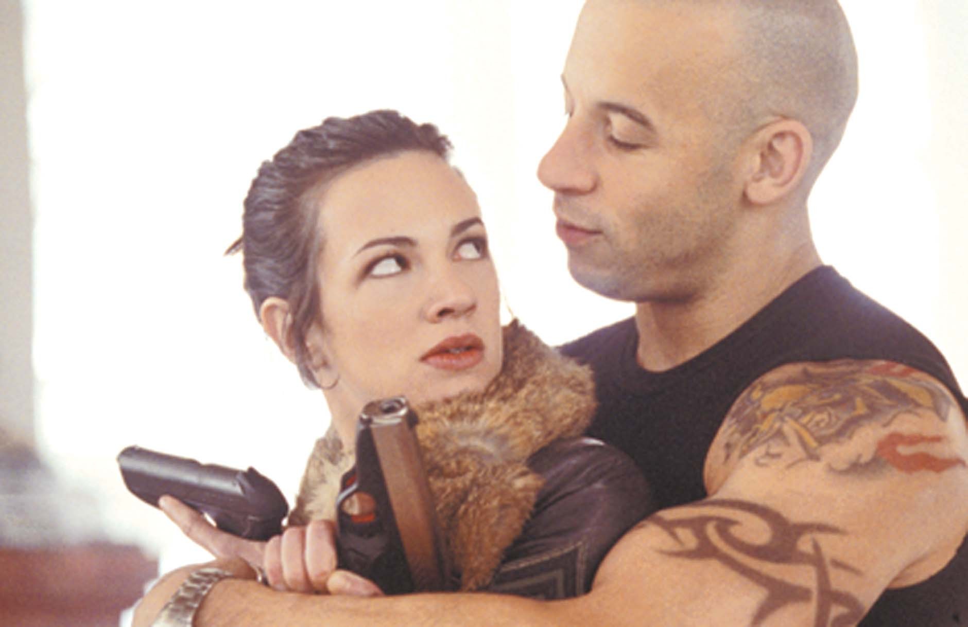 Still of Asia Argento and Vin Diesel in xXx (2002)