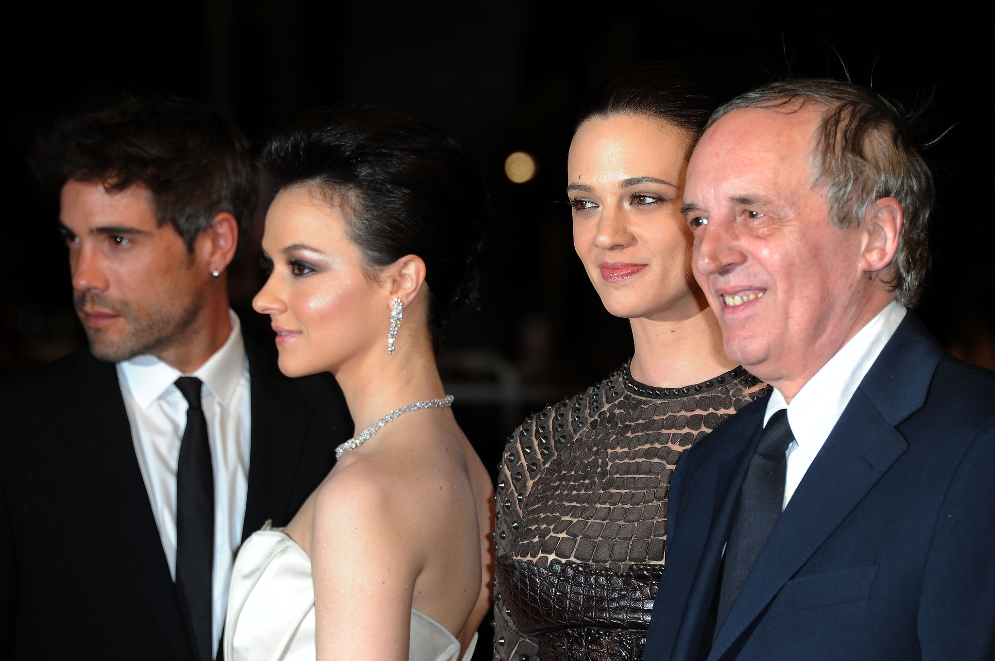 Asia Argento, Dario Argento, Unax Ugalde and Marta Gastini at event of Dracula 3D (2012)