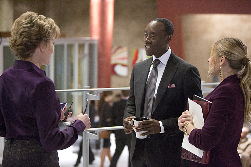 Still of Don Cheadle and Bess Armstrong in House of Lies (2012)