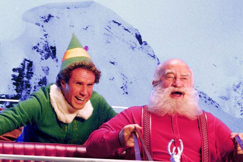 Still of Edward Asner and Will Ferrell in Elf (2003)