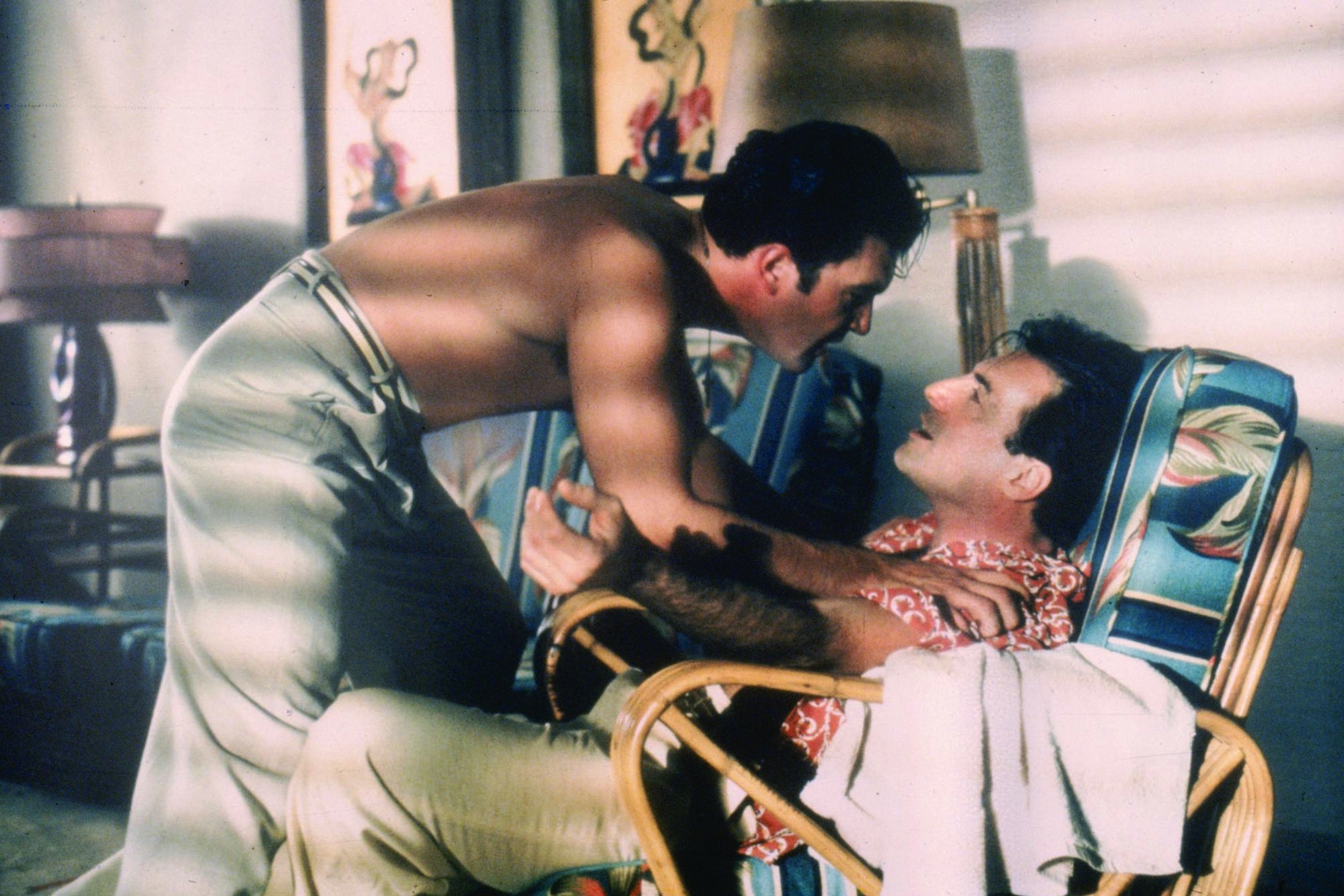 Still of Antonio Banderas and Armand Assante in The Mambo Kings (1992)