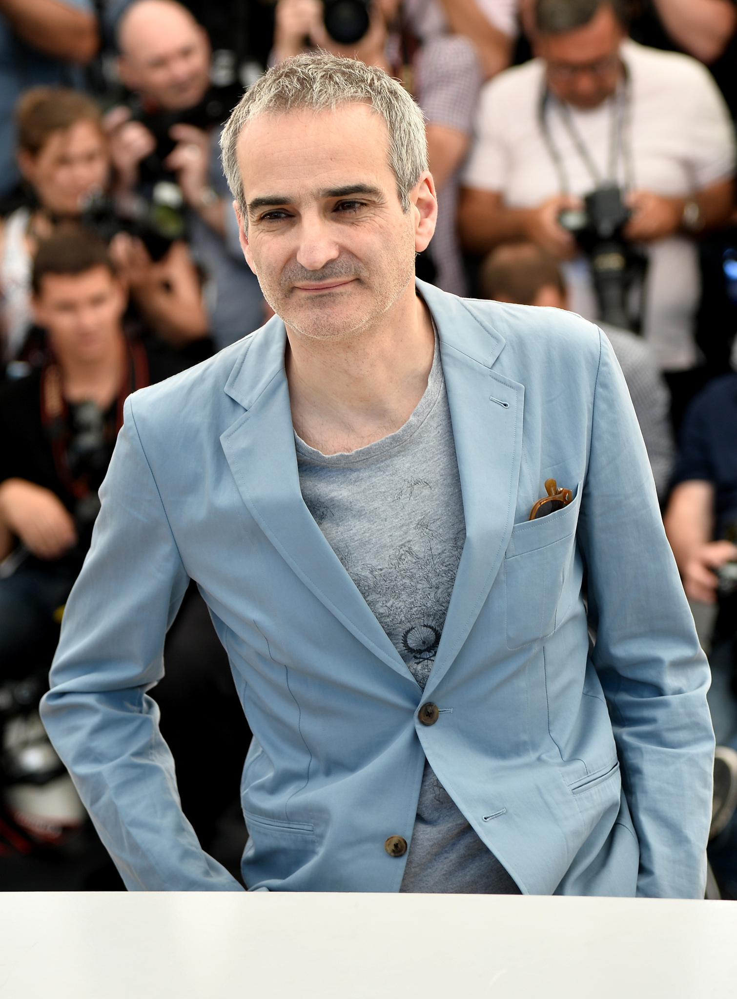 Olivier Assayas, The Clouds and Michael Buckner at event of Clouds of Sils Maria (2014)