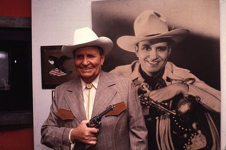 Gene Autry at the western heritage museum, 1980