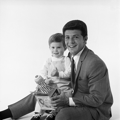 Frankie Avalon and son
