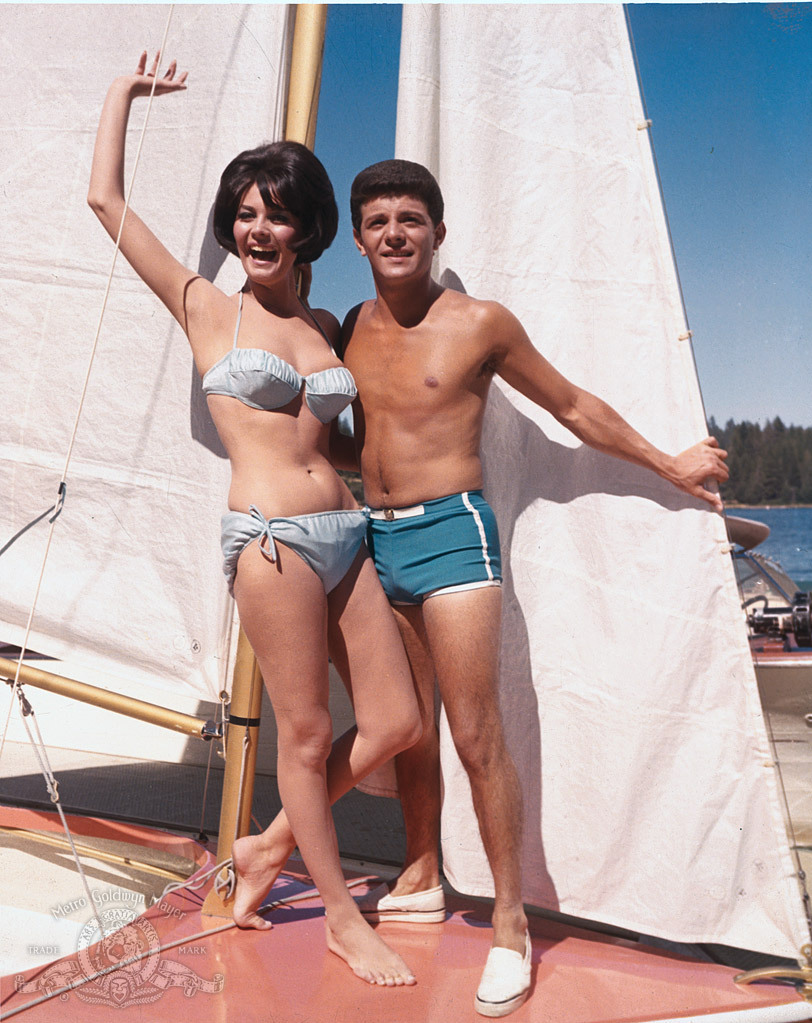 Still of Frankie Avalon and Rosemarie Frankland in I'll Take Sweden (1965)