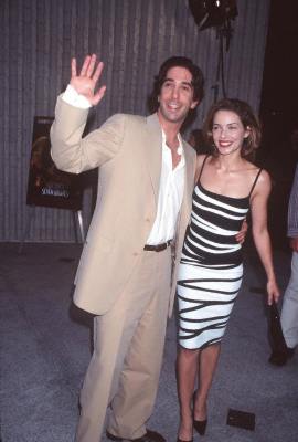 Mili Avital and David Schwimmer at event of Six Days Seven Nights (1998)