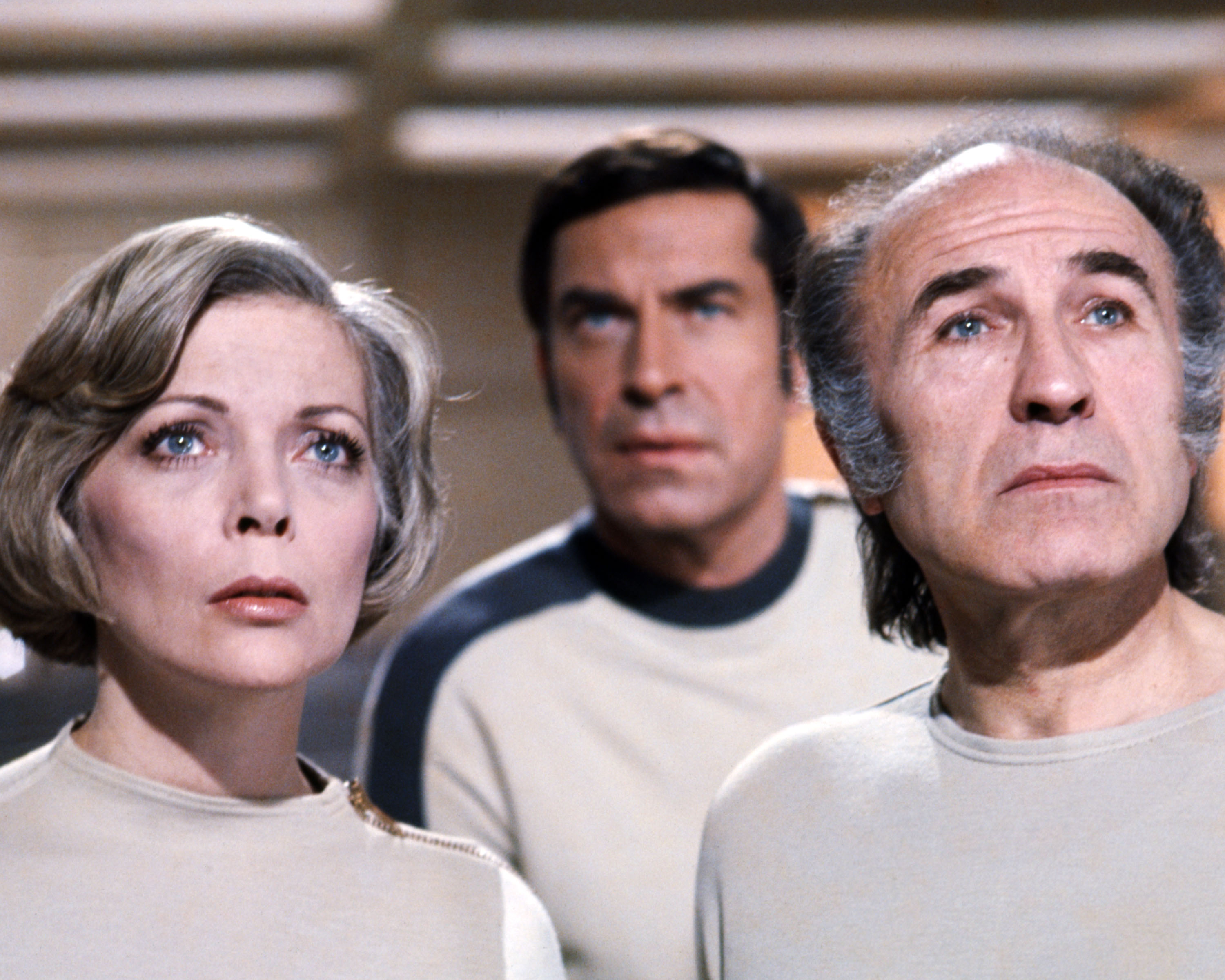 Still of Barbara Bain, Martin Landau and Barry Morse in Space: 1999 (1975)